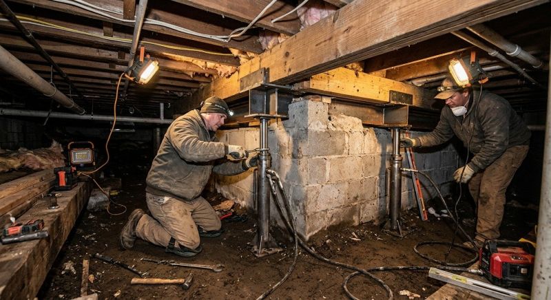 Basement Foundation Repair in Berea, OH