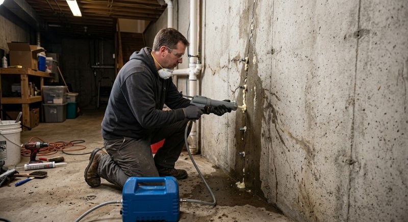 Basement Foundation Repair in Olmsted Falls, OH