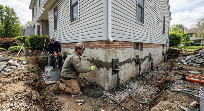 Basement Foundation Repair in Wellington, OH