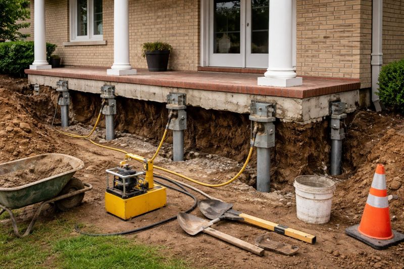 Basement Stabilization in Medina County, OH