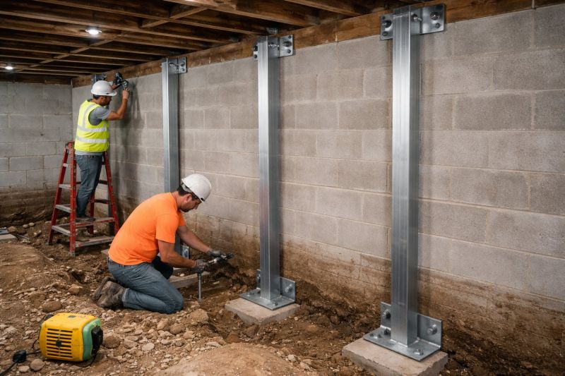 Basement Stabilization in Medina County, OH