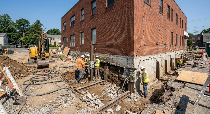 Building Foundation Repair in Hudson, OH