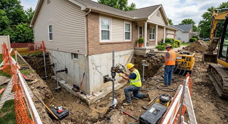 Building Foundation Repair in Westlake, OH
