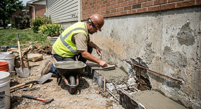 Concrete Foundation Repair in Elyria, OH