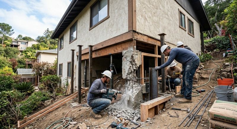 Concrete Foundation Repair in Summit County, OH