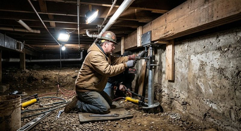 Crawlspace Foundation Repair in Akron, OH