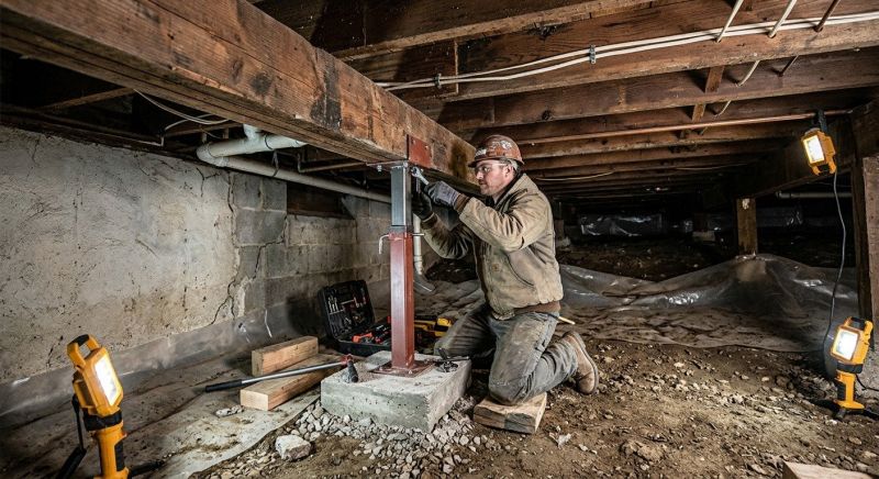 Crawlspace Foundation Repair in Lagrange, OH