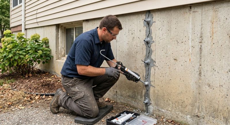 Foundation Crack Sealing in Medina County, OH
