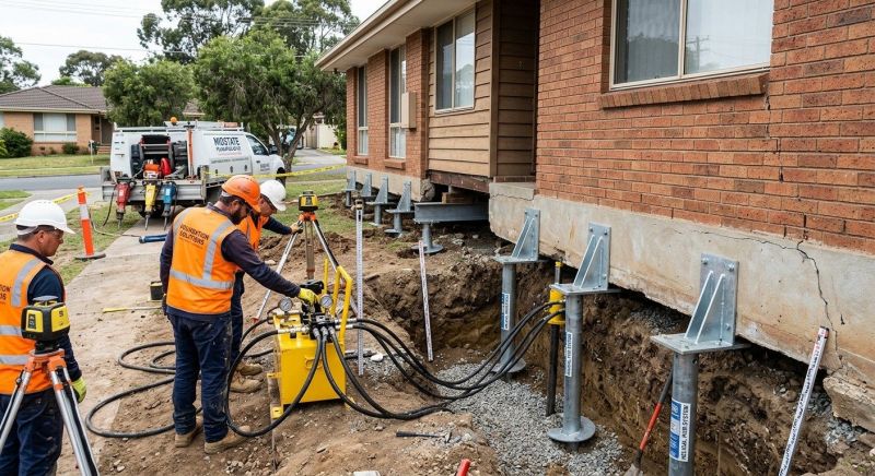 Foundation Jacking in Cuyahoga Falls, OH