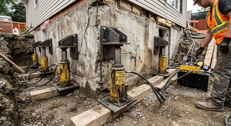 Foundation Jacking in Elyria, OH