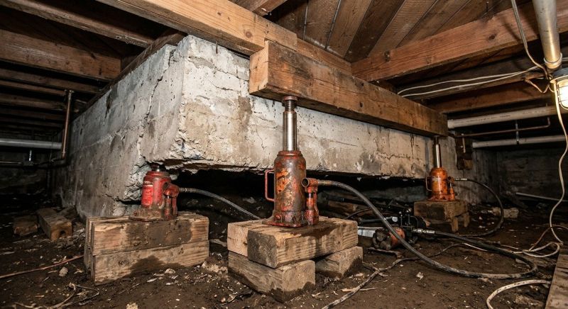 Foundation Jacking in Elyria, OH