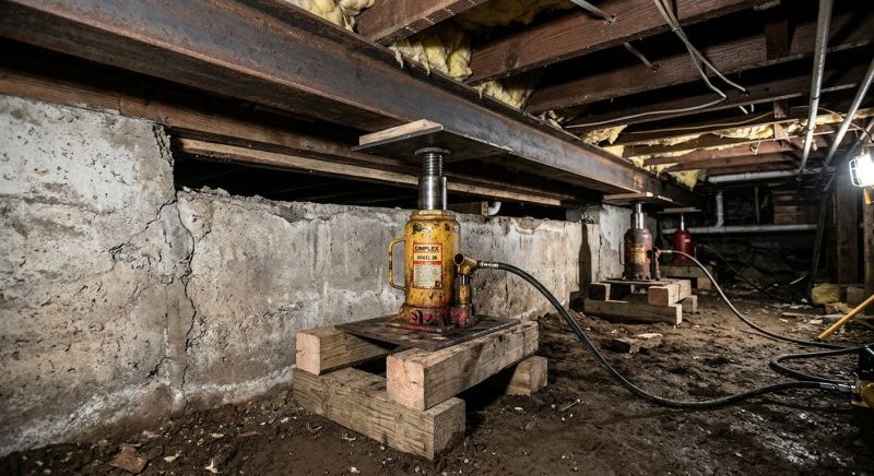 Foundation Jacking in Olmsted Falls, OH