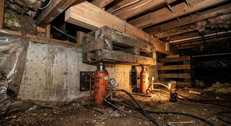 Foundation Jacking in Richfield, OH