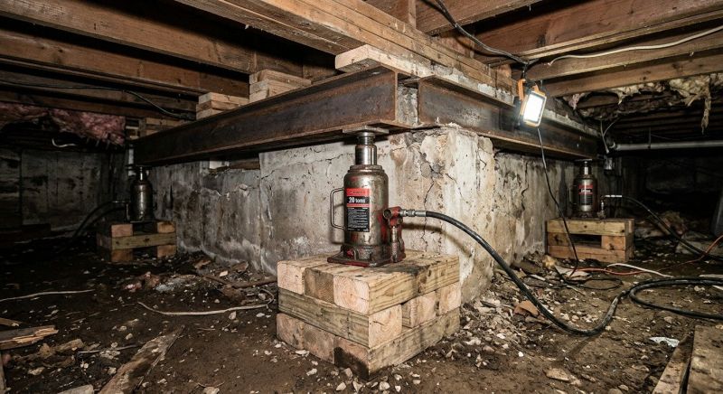 Foundation Jacking in Valley City, OH