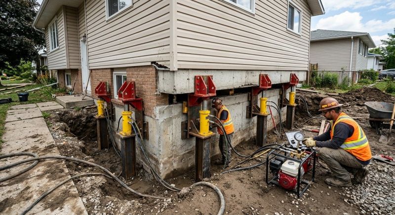 Foundation Lifting in Berea, OH