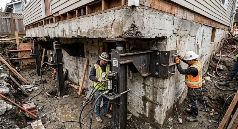 Foundation Lifting in Brecksville, OH