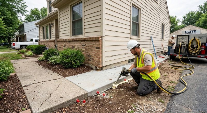 Foundation Lifting in Medina County, OH