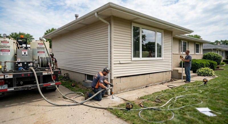 Foundation Lifting in Macedonia, OH