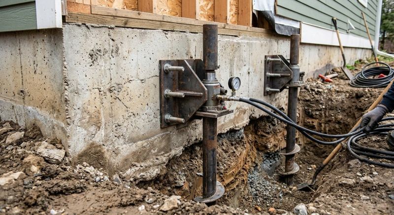 Foundation Pier Leveling in Medina County, OH