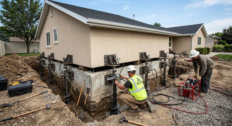 Foundation Pier Leveling in Medina County, OH