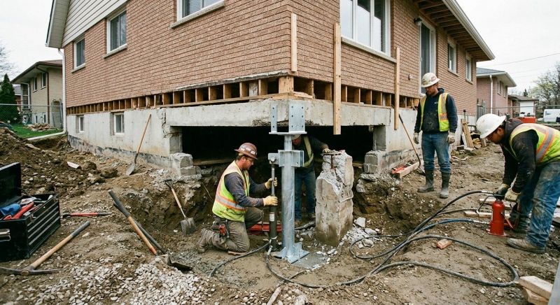 Foundation Pier Repair in Medina County, OH