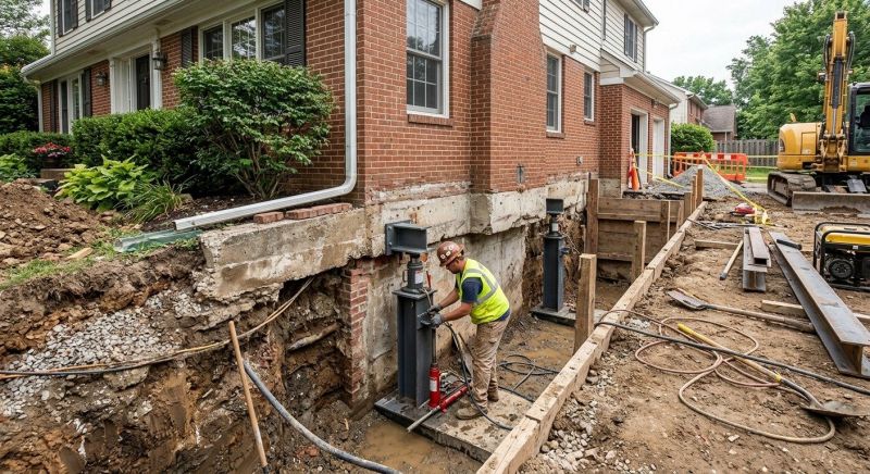 Foundation Raising in Elyria, OH