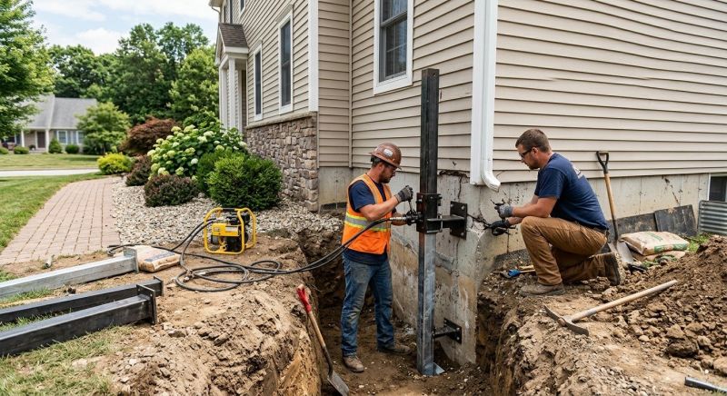 Foundation Stabilizing in Broadview Heights, OH