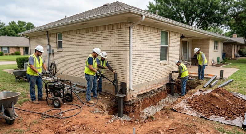 Foundation Stabilizing in Hinckley, OH