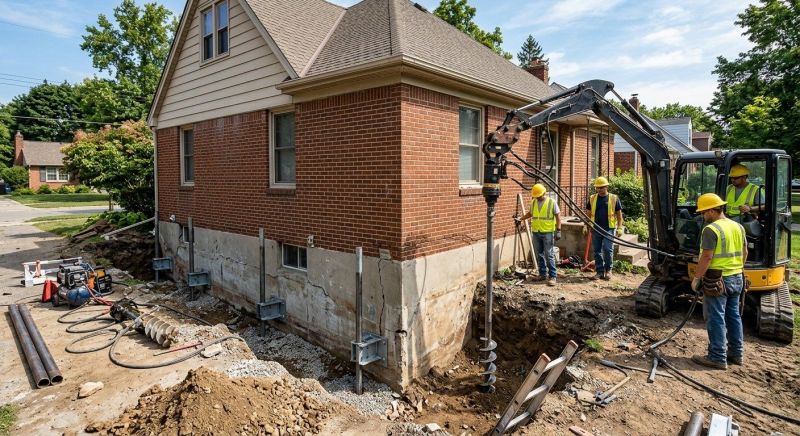 Foundation Stabilizing in Hinckley, OH