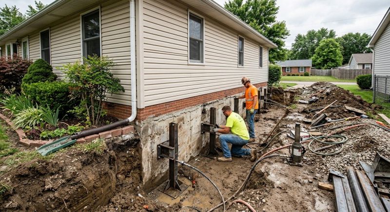Foundation Stabilizing in Lakewood, OH