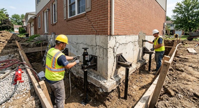 Foundation Structural Repair in Akron, OH