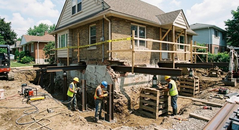 Foundation Structural Repair in Summit County, OH