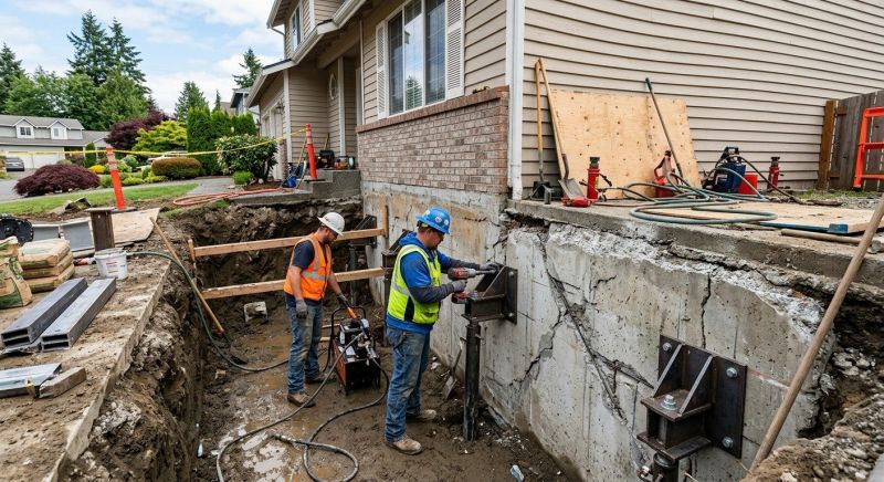 Foundation Structural Repair in Summit County, OH