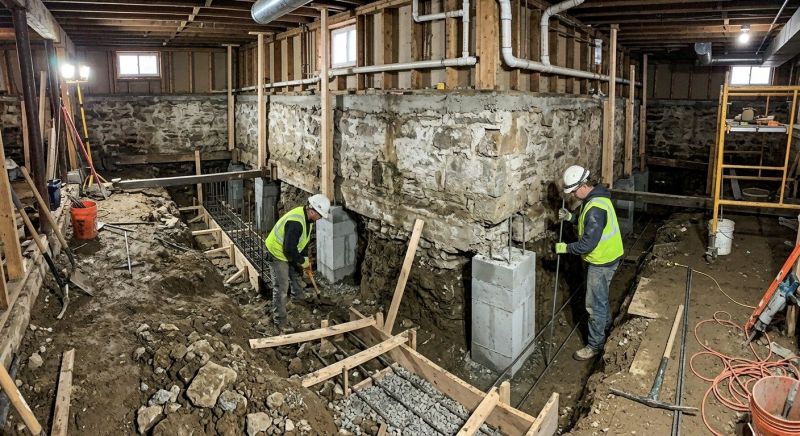 Foundation Underpinning in Medina County, OH