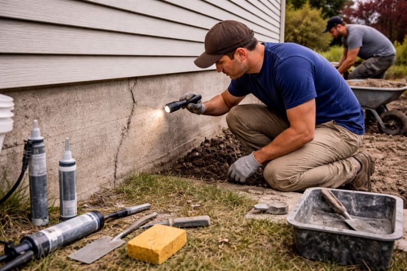 Home Foundation Repair in Hinckley, OH