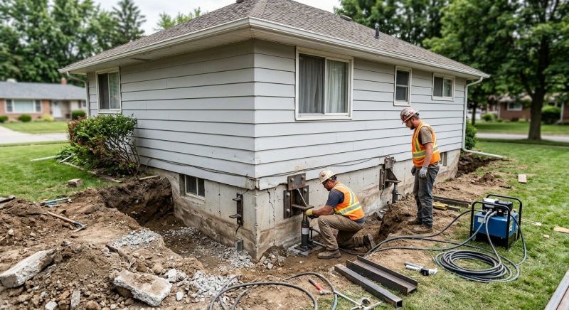 Home Foundation Repair in Rocky River, OH