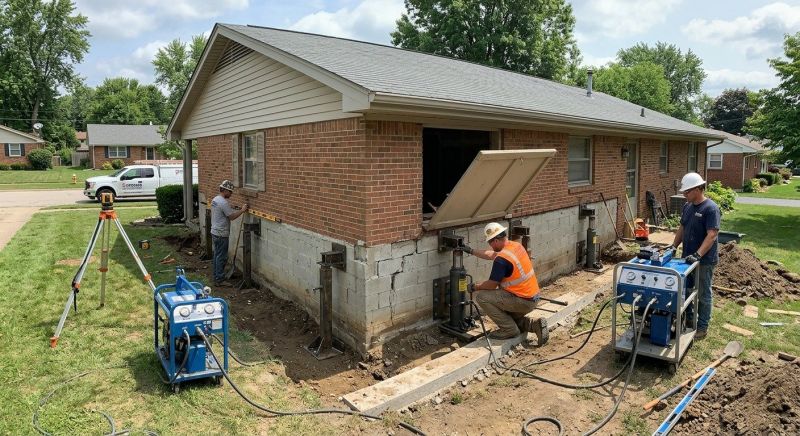House Leveling in Summit County, OH