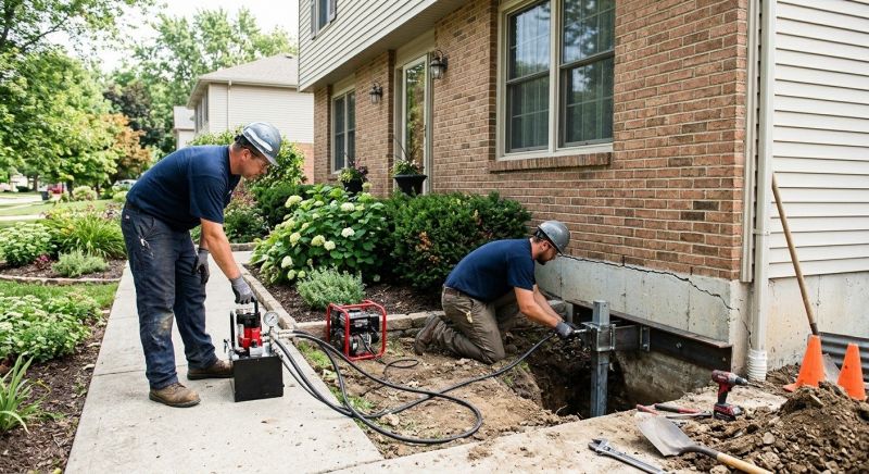 Settling Foundation Service in Elyria, OH