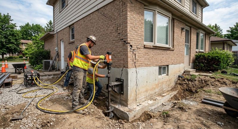 Settling Foundation Service in Medina County, OH