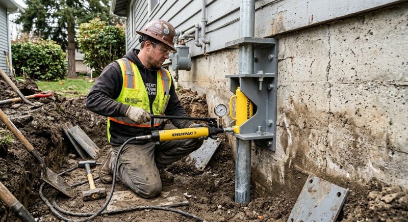 Settling Foundation Service in Lorain County, OH