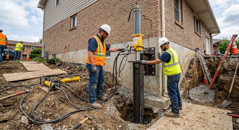 Settling Foundation Service in Rittman, OH