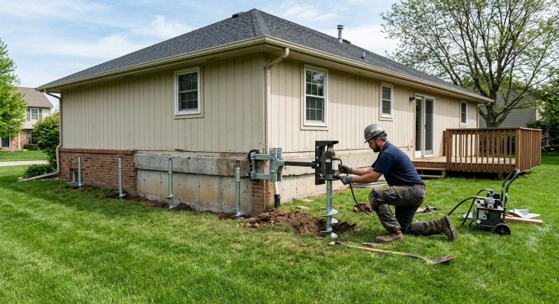 Settling Foundation Service in Strongsville, OH