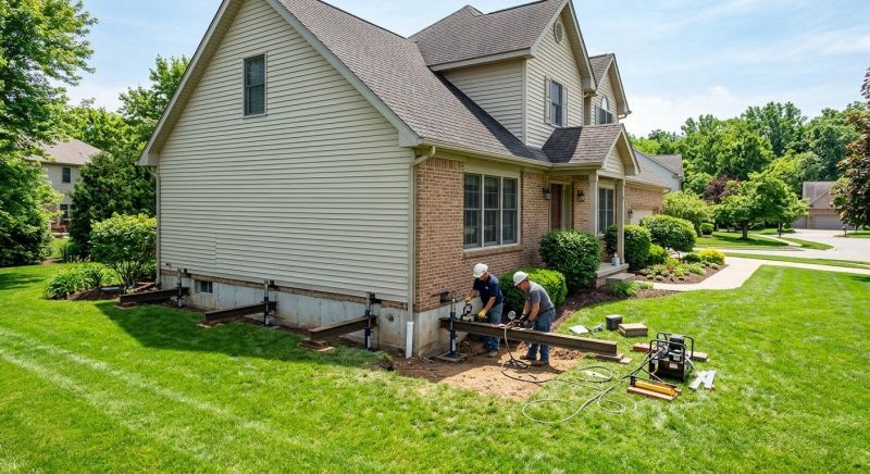Settling Foundation Service in Wayne County, OH