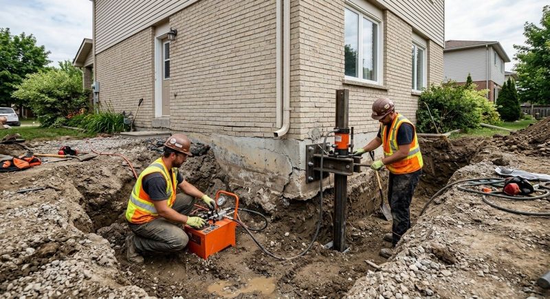 Sinking Foundation Lifting in Medina County, OH
