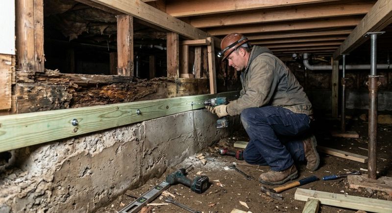 Sinking Foundation Repair in Canal Fulton, OH