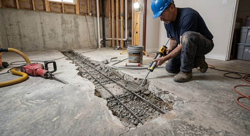 Slab Foundation Repair in Medina County, OH