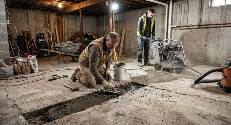 Slab Foundation Repair in Medina County, OH