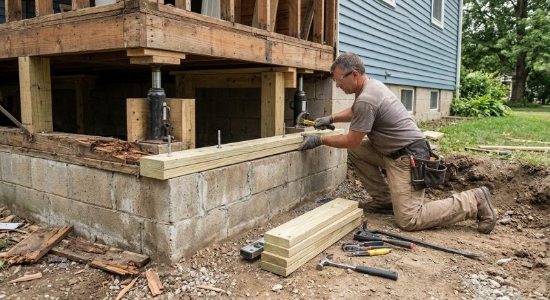 Slab Foundation Repair in Medina County, OH