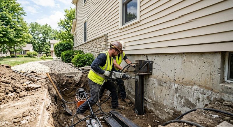 Structural Foundation Repair in Berea, OH